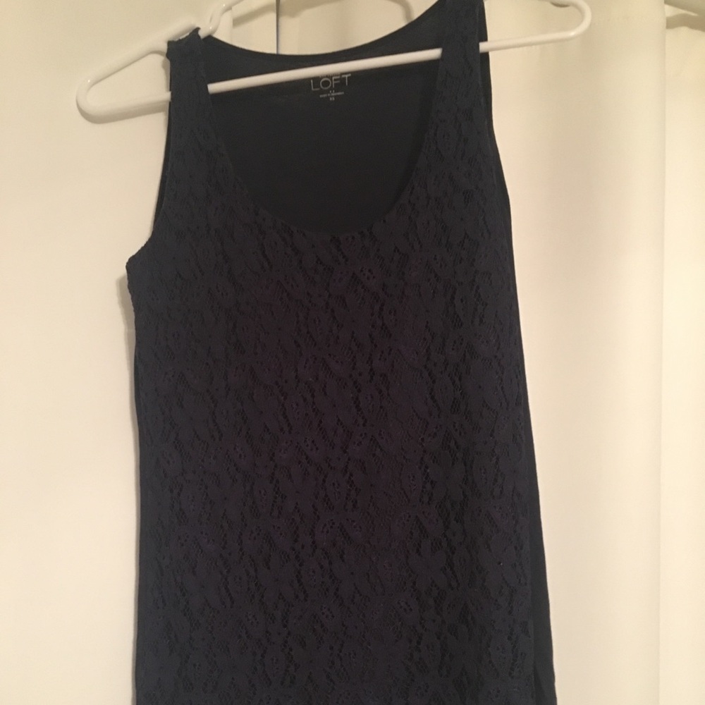 Loft lace tank top